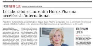 Le laboratoire laurentin Horus Pharma accélère à l’international